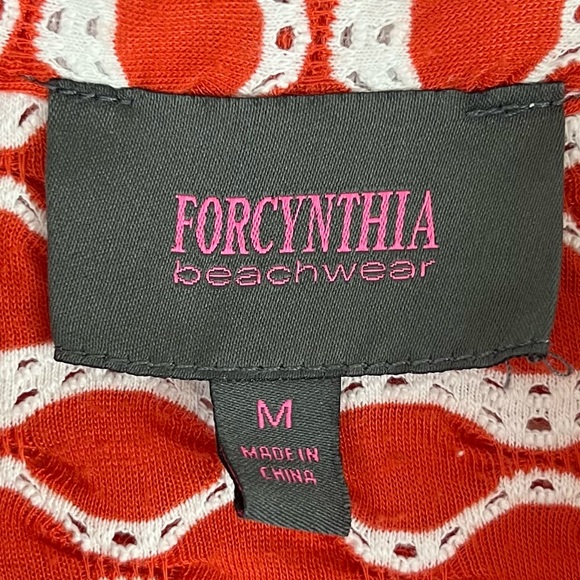 Forcynthia Beachwear Top Tunic Stretch Breathable Medium - Picture 7 of 8